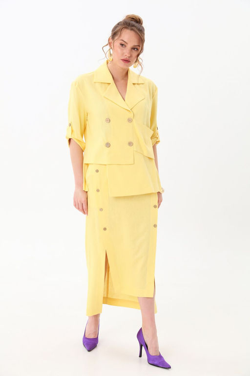 Костюм NIKVA н972-3-Р лимонный  фото 2