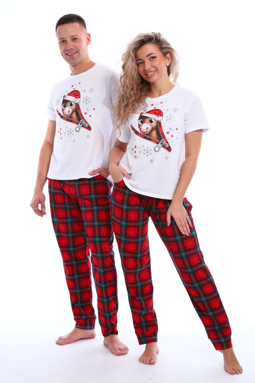 Пижама женская новогодняя Лошадка