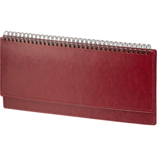 Планинг датированный 2026, бордо, 303х150 мм, 120стр, АТТАСНЕ Agenda