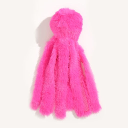 Игрушка для кошек Осьминожек из искусственного меха , до 19 см, фуксия - Пижон фото 6