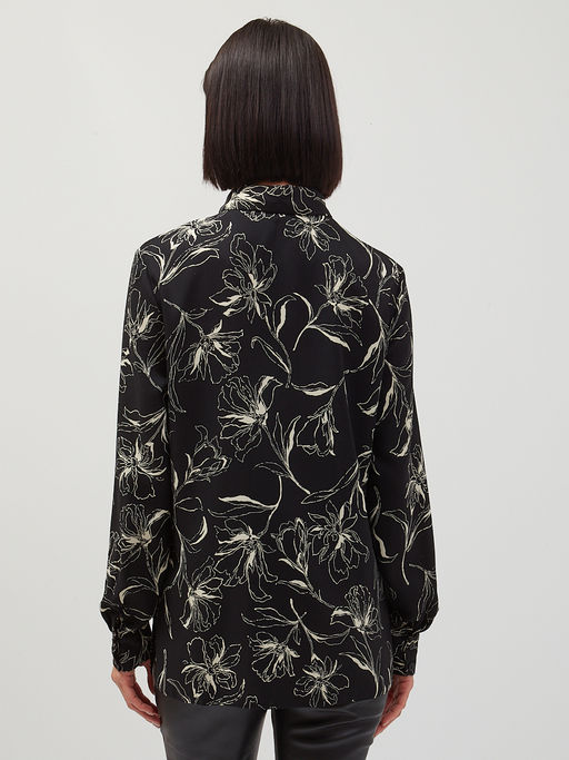 Блузка черная - Tantino фото 6