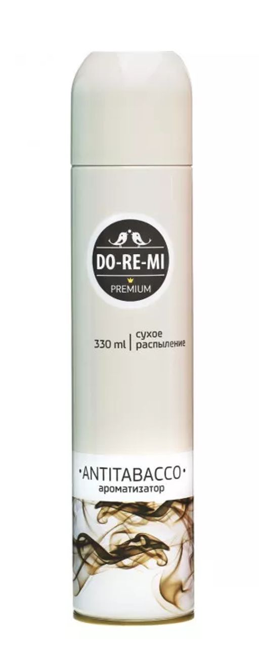 ДО-РЕ-МИ Premium ароматизатор воздуха сух.распыление 330мл Антитабак