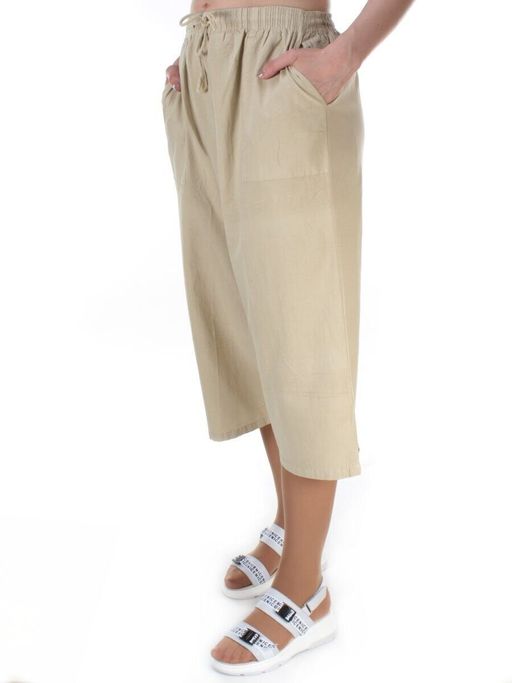 Y-16 LT.BEIGE Капри женские A&Q - Фабричный китай фото 3