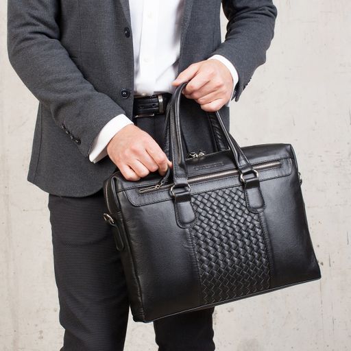 Деловая сумка Bramley Black для ноутбука - Lakestone фото 8