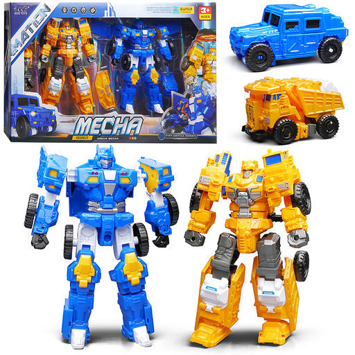 Робот трансформирующийся в спецтранспорт, в коробке