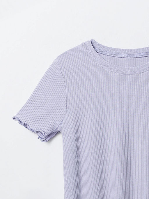 Комплект домашний женский фиолетовый с цветочным принтом - Mark formelle фото 5