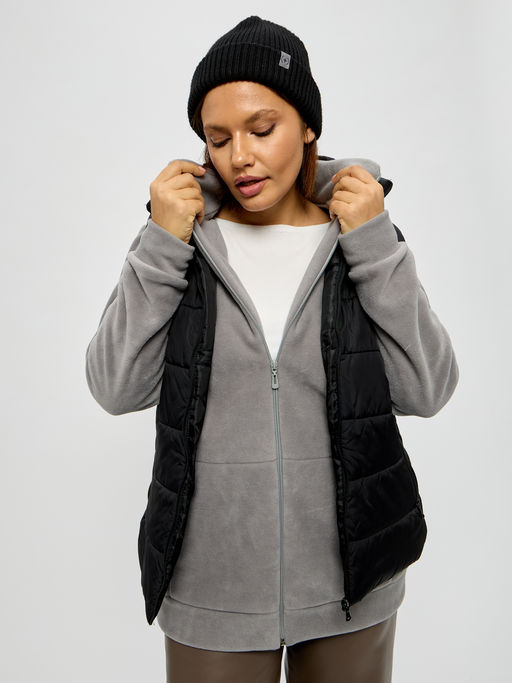 Толстовка женская из флиса Скарлет светло-серый - Амадэль фото 24