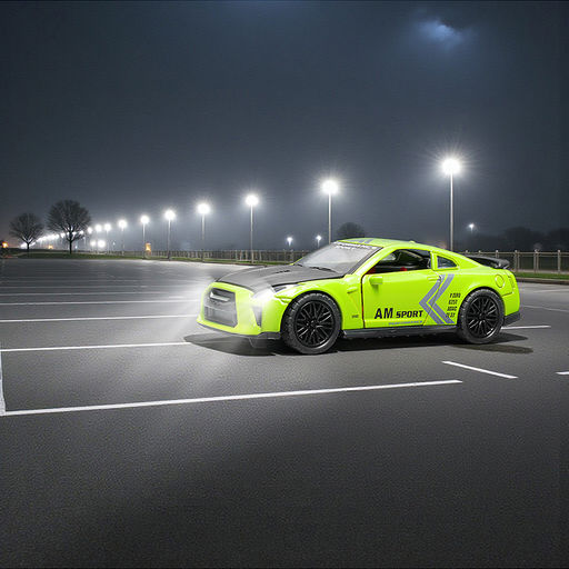 Машина "Молния" 1:36 в коробке