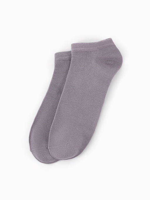 Носки женские MINAKU, набор 5 пар, размер 37-40 (23-25 см), цвет розовый, бежевый, серый