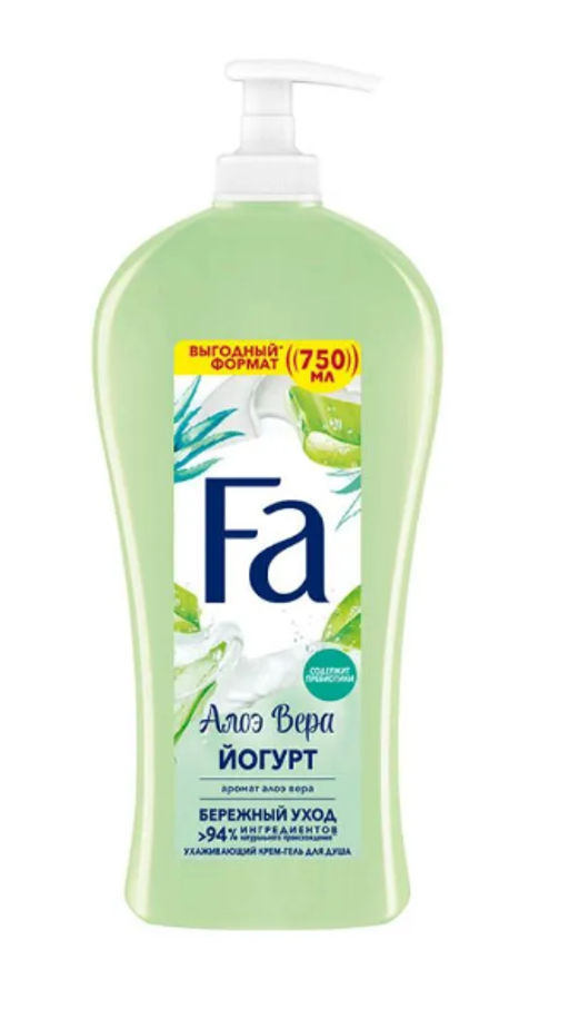 ФА гель д/душа 450мл Йогурт Алое вера