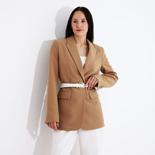 Ремень женский, ширина 2,2 см, винт, пряжка металл, цвет белый - Simaland фото 3