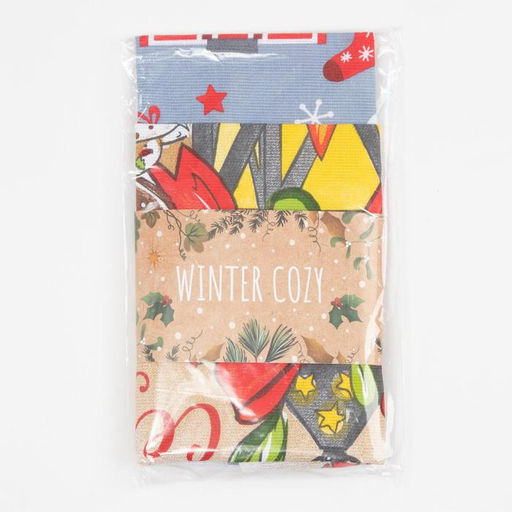 Набор кухонных полотенец Доляна Дом там где сердце 35х60см-2шт, 100% хл фото 7