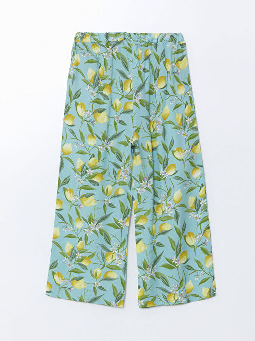 Beli Lastikli K?z ?ocuk Bol Pantolon