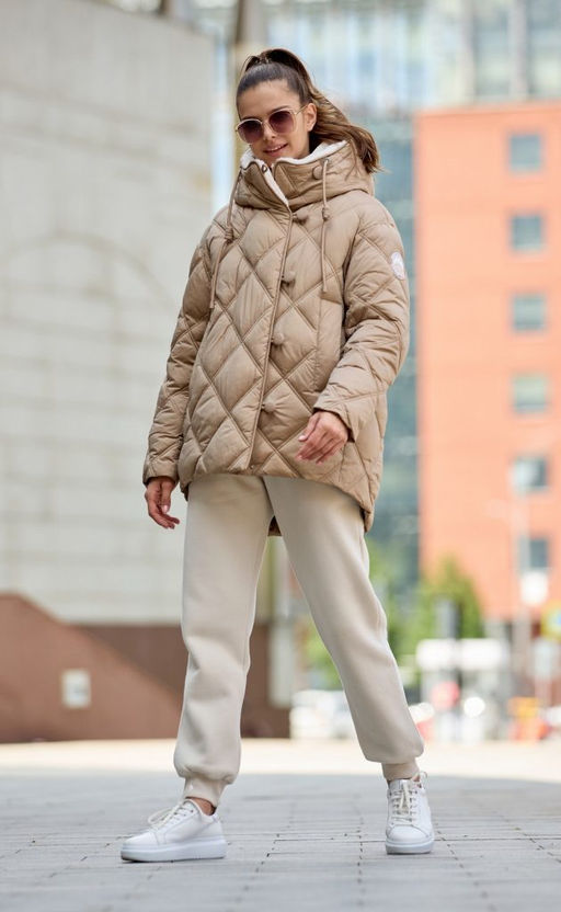 Куртка SCW-JW360-C абрикосовый - Fine joyce фото 4