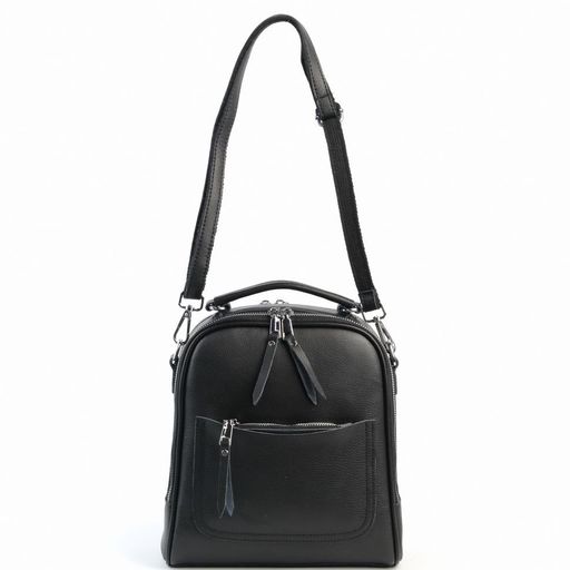 Женский кожаный каркасный рюкзак 88001-Е Блек - Sergio valentini фото 2