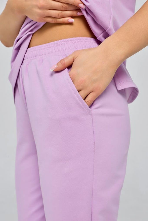 Костюм женский трикотажный мод. 2002 ТрК. Цвет:сиреневый - Стильб фото 10