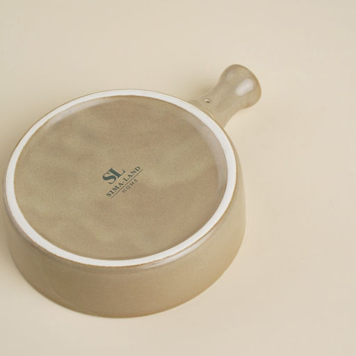 Кокотница SL Home «Песчаный бриз», 17×13.3 см, фарфор, бежевая