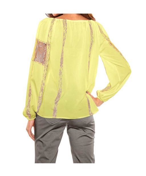 Блузка, желто-кремовая - Ashley brooke фото 3