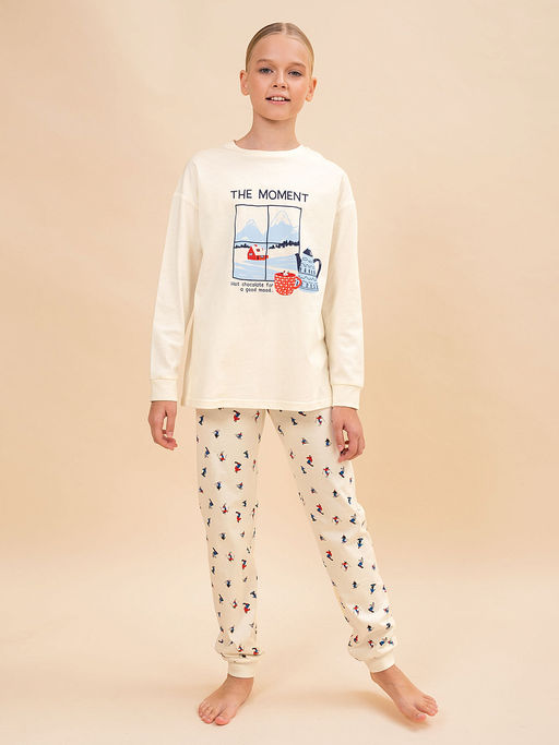 PELICAN, комплект для девочек, Молочный