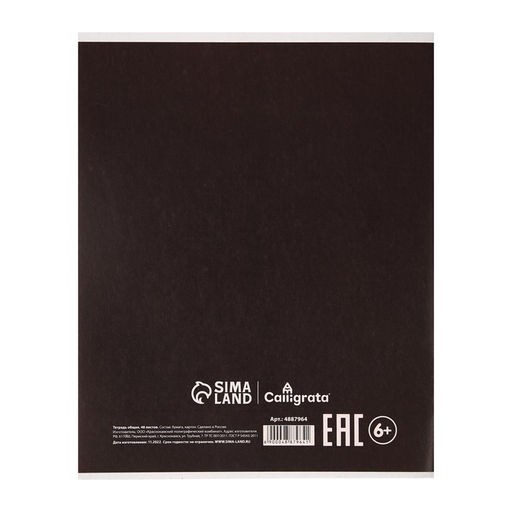 Тетрадь предметная Супернеон, 48 листов в клетку Геометрия, со справочным материалом, обложка мелованный картон, блок офсет - Calligrata фото 4