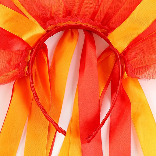 Карнавальный ободок «Лучистое солнце», красно-оранжевый