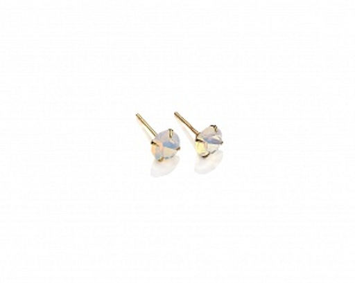 Серьги-гвоздики PR1469 -5 лунный камень