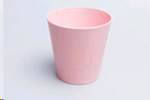 Коробка для цветов конус 10,5х10,5х7см / W2086-2 /уп 60/240/розовая - ГалеонТрейд фото 2