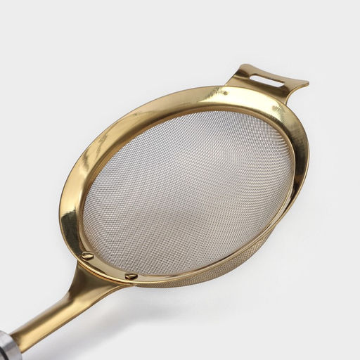 Сито для просеивания Magistro Arti gold, d=12 см, золотистая