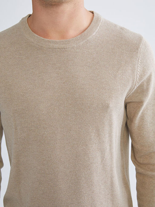 Bisiklet Yaka Erkek Triko Kazak