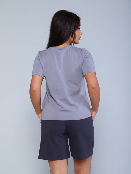 РАСПРОДАЖА Шорты женские (хлопок с велюр.эфф)_950/графит - Ihomelux фото 10