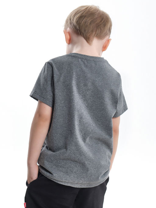 Футболка с принтом UD 4672 графит меланж - Mini maxi фото 2