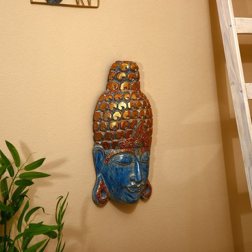 Сувенир «Голова Будды», 50 см, дерево албезия