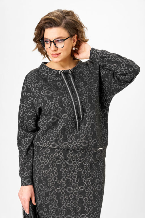 Костюм Michel Chic 1444 темное серебро  фото 5