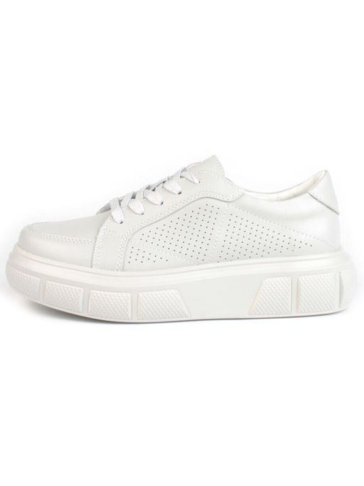 05-PDE35-3 GRAY Кроссовки женские (натуральная кожа)