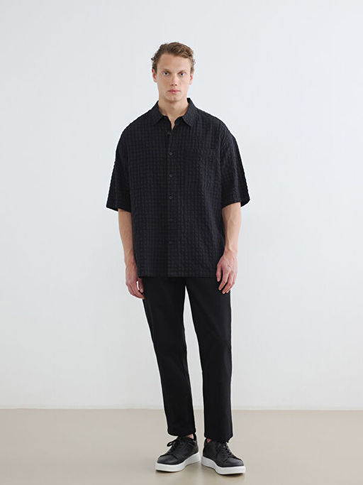Рубашка мужская Regular Fit текстурная