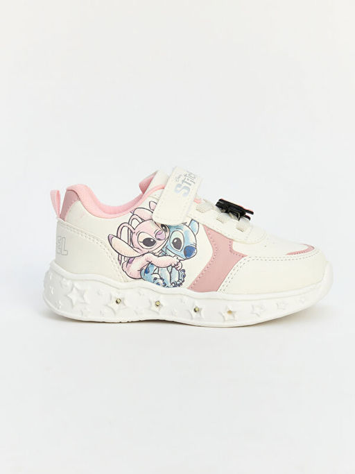 Lilo ve Stich Bask?l? I??kl? K?z ?ocuk Spor Ayakkab?