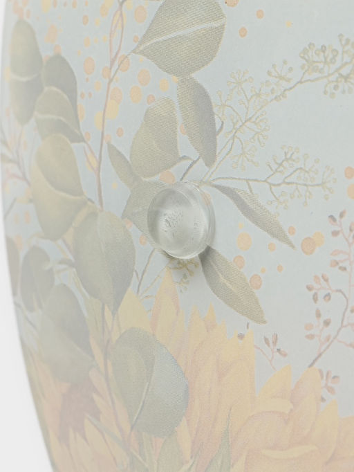 Фруктовница Доляна Подсолнухи, d=20/25 см, h=24 см, стекло, рисунок  фото 9