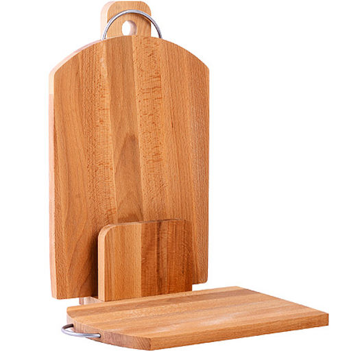 30-21 Комлект из 2-х досок полубочка бук с мет/руч(5) - Mayer&boch фото 2