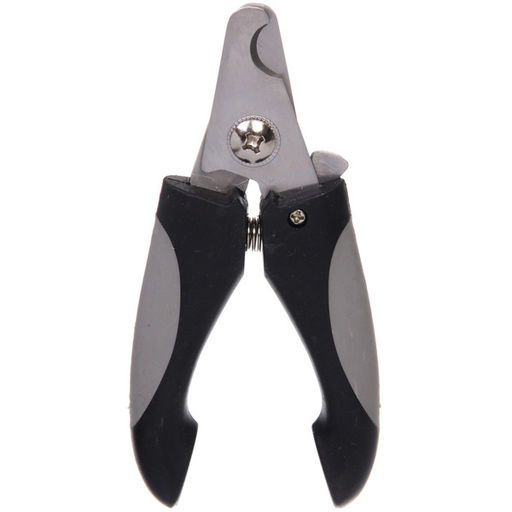 Цена за 2 шт. Когтерез для животных "ПРЕМИУМ - МОЙ БРО", прорезиненная ручка, цвет серый/черный, 6.7*15см