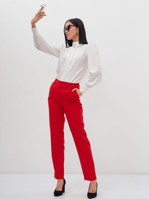 Блузка однотонная OD-639-18