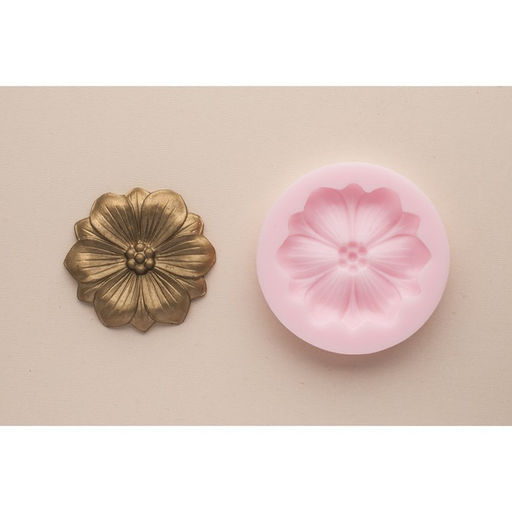 Молд силиконовый №1477 "Цветы" 50мм