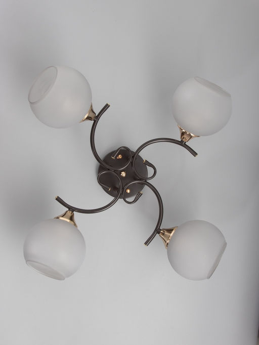 Люстра «Севиль» 2094/4, 4×60 Вт, Е27, 53×24 см, кофе/золото