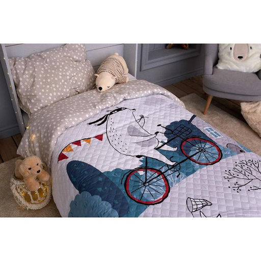 Покрывало Этель 2 сп Brave bear, 180*220 см, микрофибра  фото 11