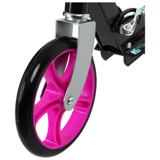 Самокат GRAFFITI, складной, колёса PU 200 мм, ABEC 7, цвет чёрный  фото 6