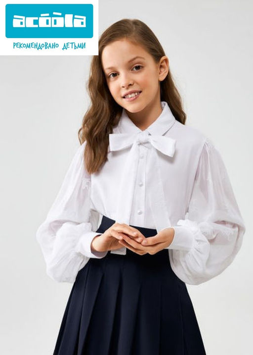 ACOOLA / Блузка детская для девочек Anetta белый
