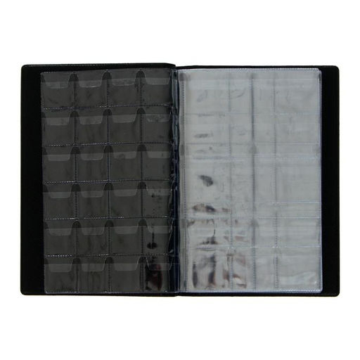 Альбом для монет 125×185 мм «Calligrata. Комби» на 102 монеты, 8 листов, обложка ПВХ, синий