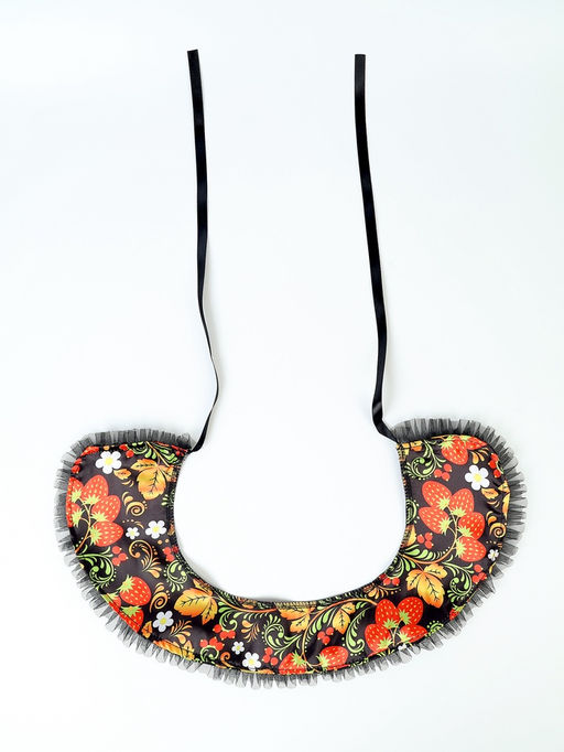 Карнавальный набор «Народная краса»: юбка р-р. 40-48, воротник, повязка, цвет чёрный