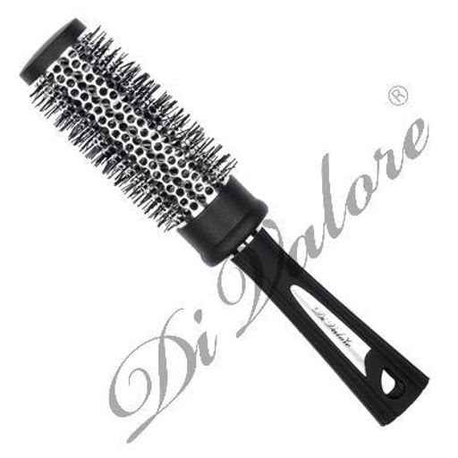 Di Valore 301-031#34 Расческа круглая термическая, КРАСНАЯ 23,5см Д34мм