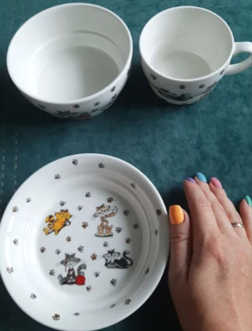 НАБОР ДЛЯ ЗАВТРАКА LEFARD ВЕСЕЛЫЕ ДРУЗЬЯ 3 ПР.  фото 9