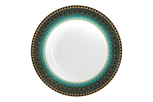 Обеденный сервиз Бухара зелёный, 6 персон, 27 предметов - ANNA LAFARG MIDORI фото 6